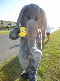 Nugget With Elephant