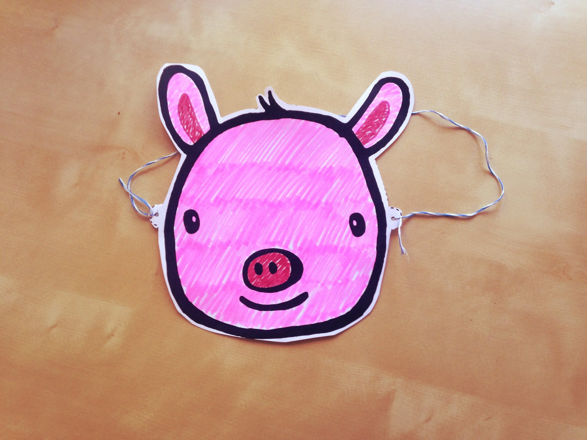 Make Your Own Pig Mask PETA Kids