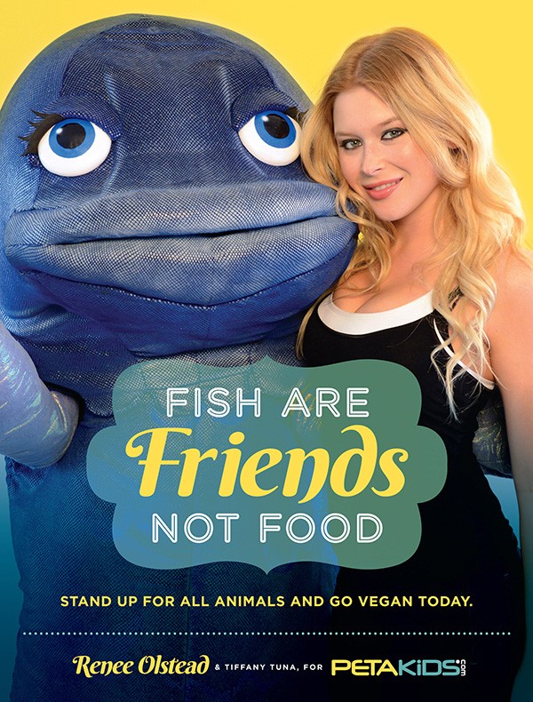 Renee Olstead Fish Are Friends Not Food PSA