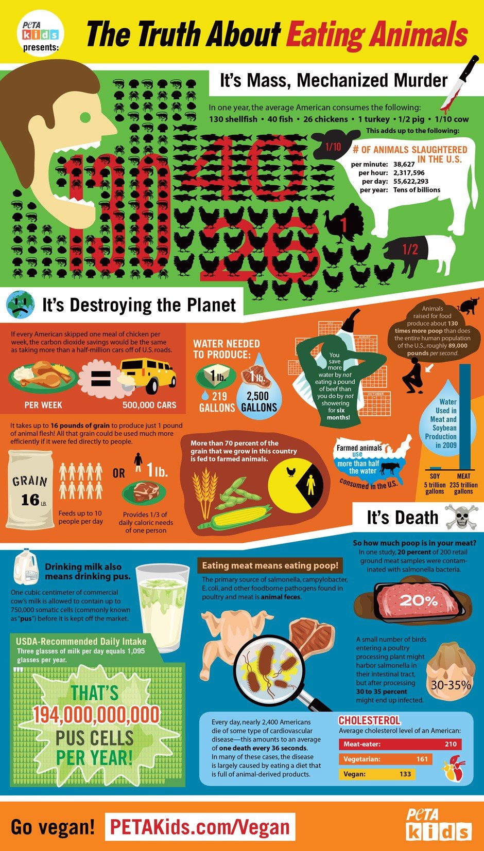 The Truth About Eating Animals Infographic