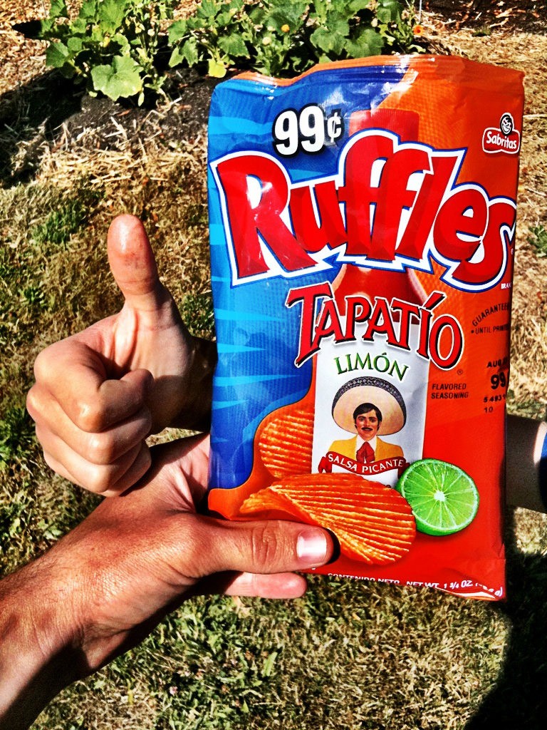 Ruffles Tapatio Limon Chips