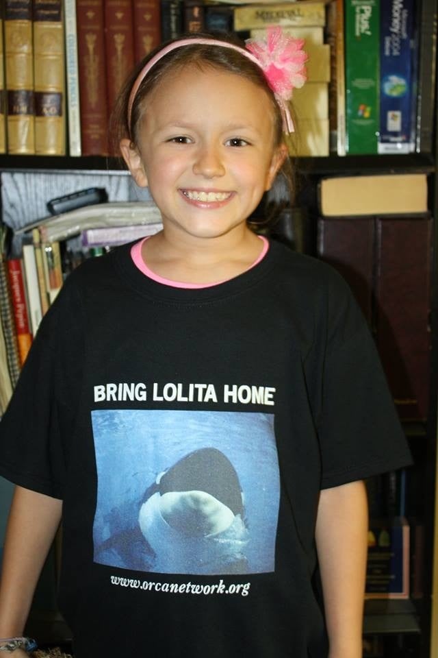 Maeve Wolski With Orca Shirt