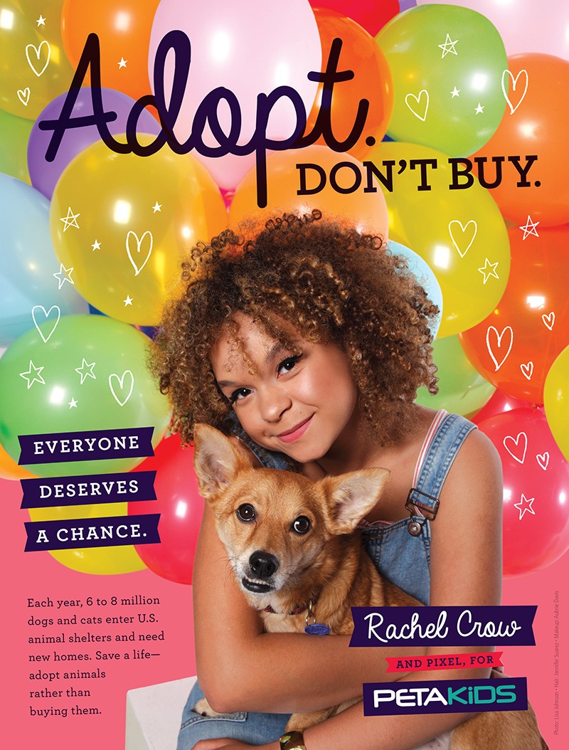 Rachel Crow Adopt Don't Buy PSA