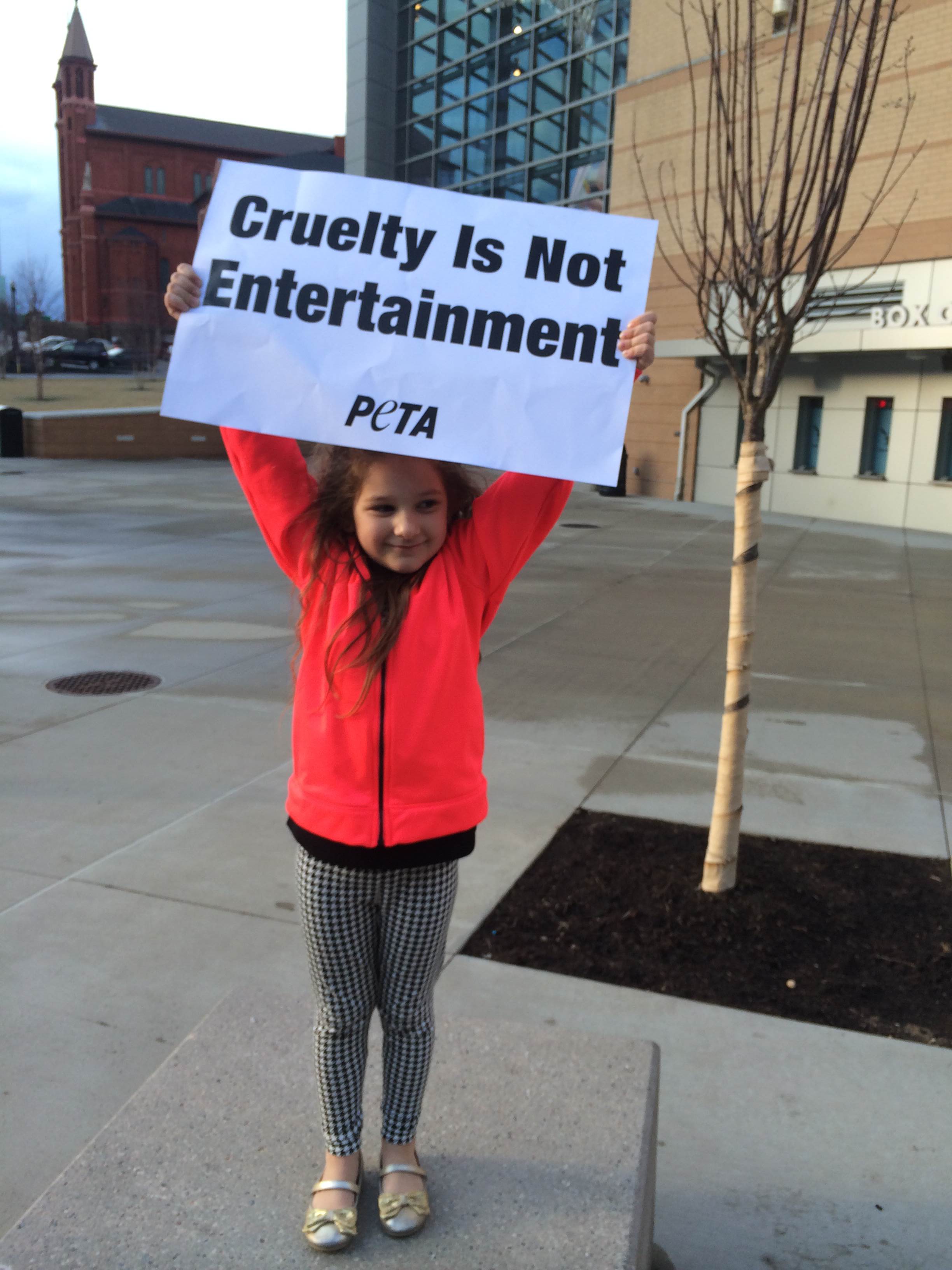 Kindergartner Circus Protest