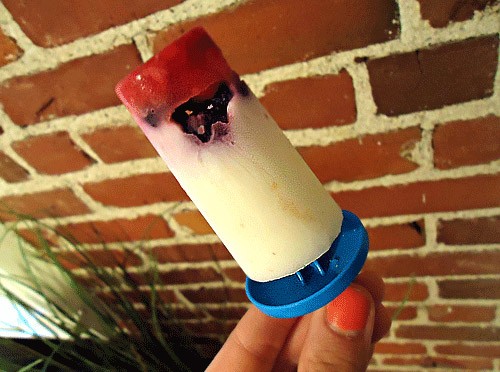 Vegan Frozen Yogurt Popsicle 