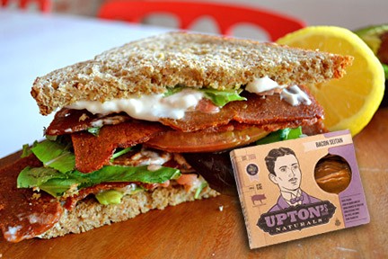 Upton's Vegan Bacon BLT