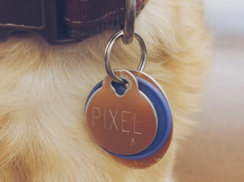 Pixel-Dog-Tags