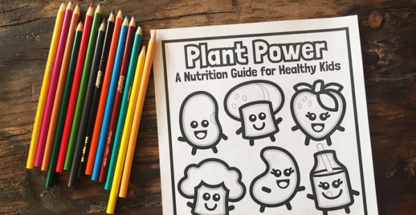 Plant Power Nutrition Coloring Sheet
