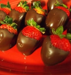 Chocolate covered strawberries