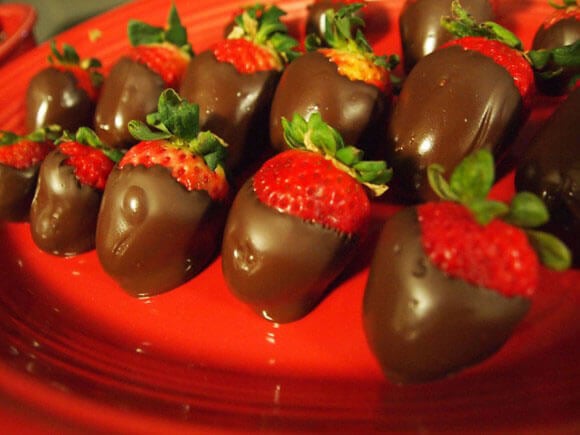 Chocolate covered strawberries