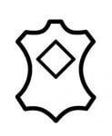 symbol for leather on shoes