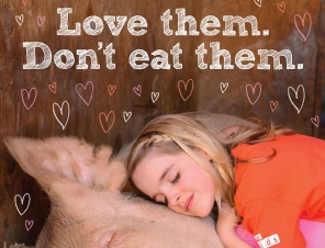 Lesson in Love: Mckenna Grace Cuddles a Pig in Sweet Ad