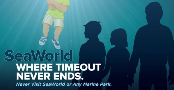 PETA Kids Ad Shows That SeaWorld Is a Lifetime of Punishment for Animals