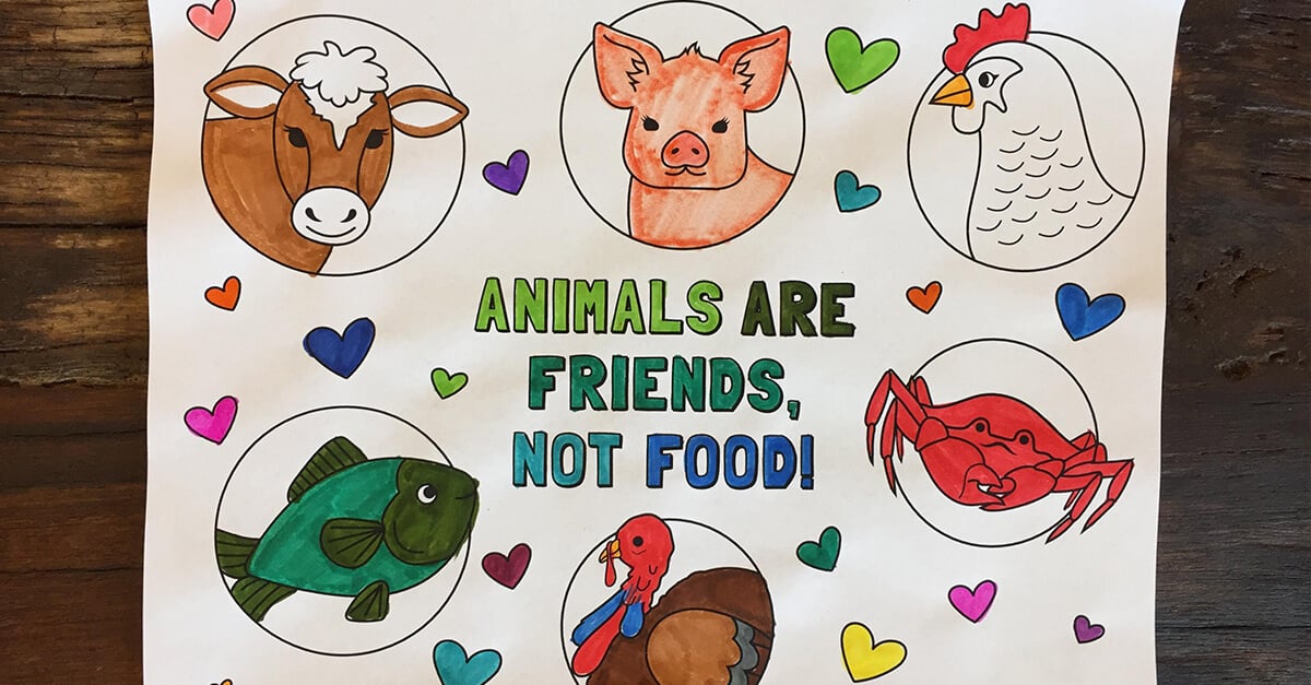 Free Animal-Friendly Coloring Pages! | PETA Kids