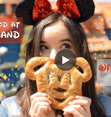 Actor Aubrey Miller Shows Us All the Vegan Food at Disneyland!