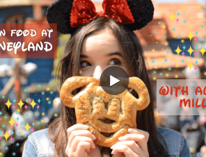 Actor Aubrey Miller Shows Us All the Vegan Food at Disneyland!