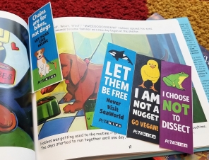 Print PETA Kids Bookmarks!