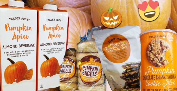 pumpkin products at trader joes