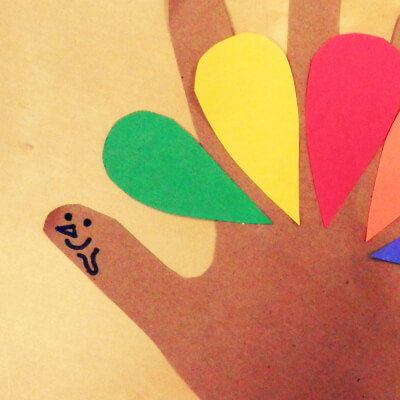 turkey craft 3 Give Turkeys a Hand With This Animal-Friendly Activity