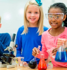 Kids Experimenting Classroom
