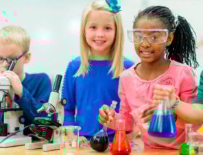 Kids Experimenting Classroom