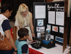 Child at Science Fair