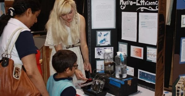 Child at Science Fair