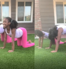 kids stretching