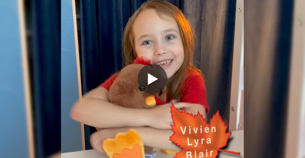 Actor Vivien Lyra Blair Wants YOU to Be Kind to Turkeys This Thanksgiving