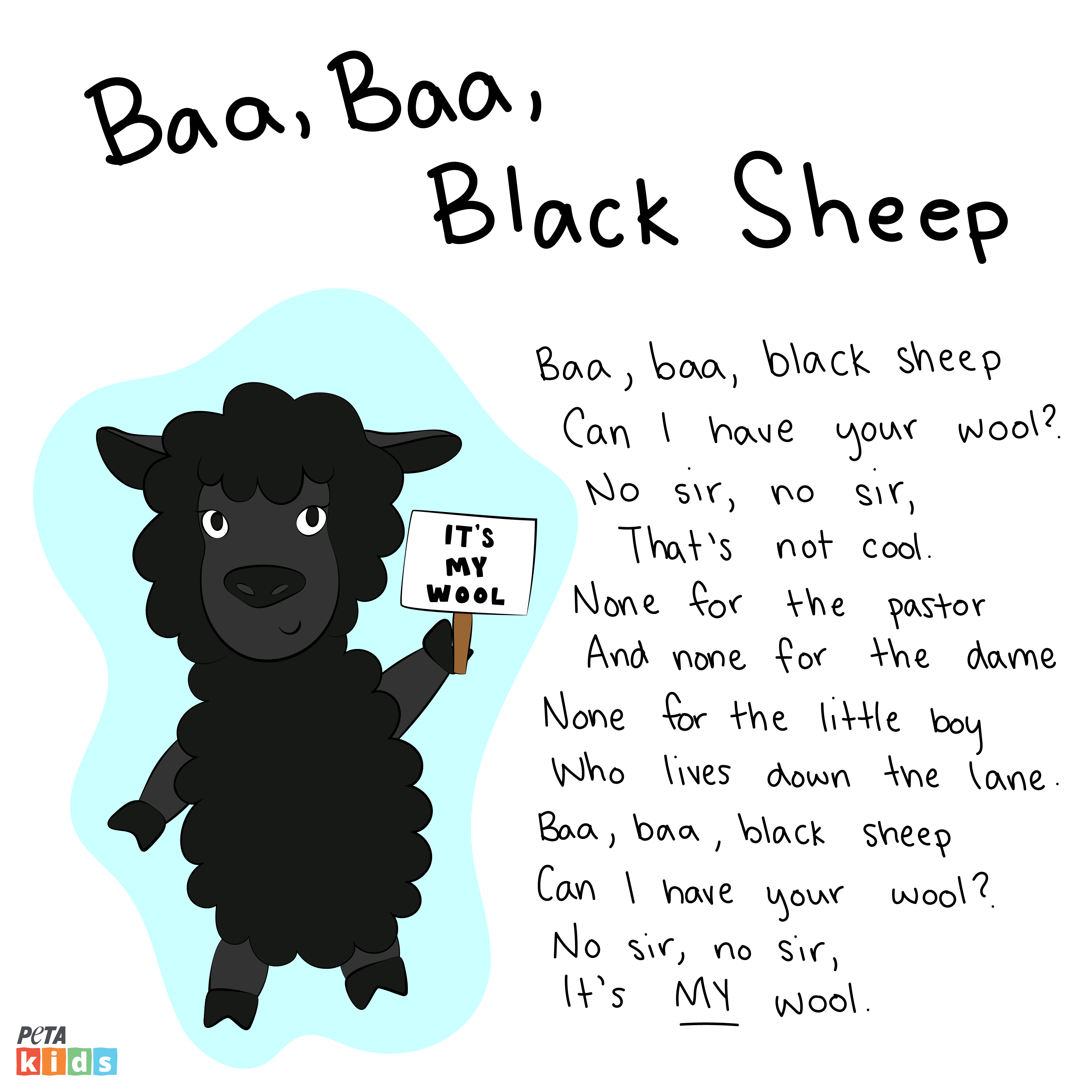 Baa Baa Black Sheep Nursery Rhyme