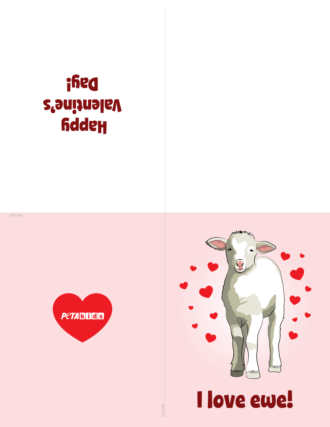 Sheep Valentine's Day Cards