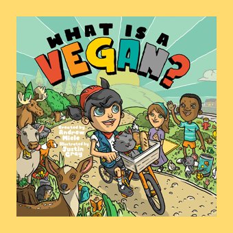 what is a vegan book cover