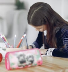 girl at school