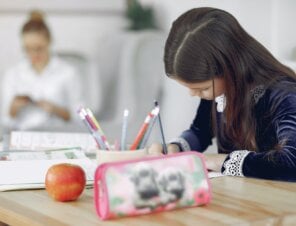 girl at school