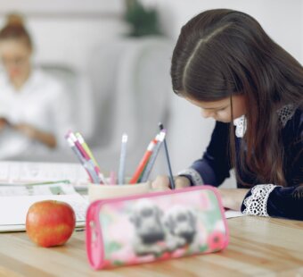 girl at school