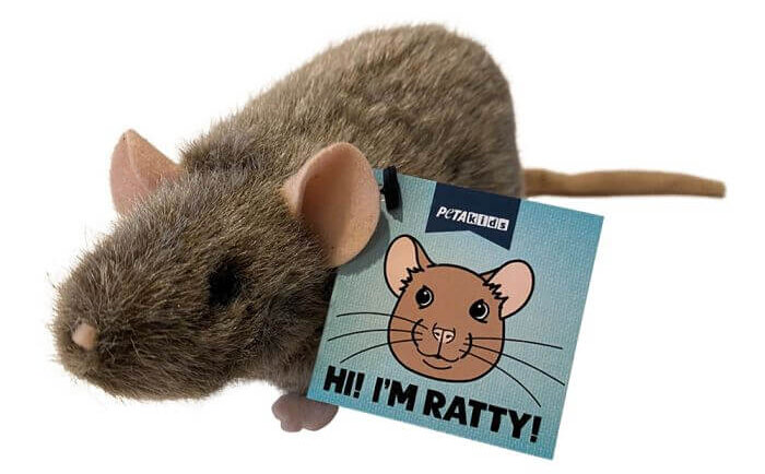 small rat plush animal