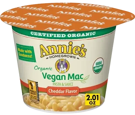 annies microwave vegan mac 'n' cheese