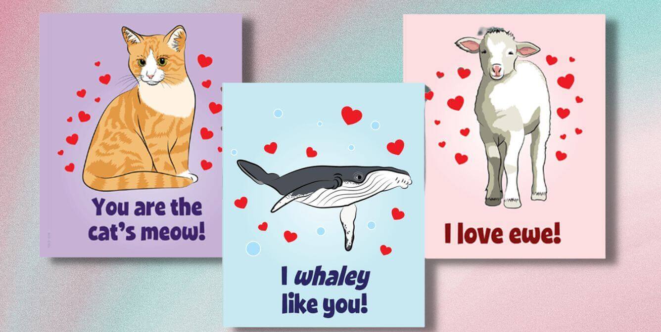 PETA Kids Valentine's Day cards
