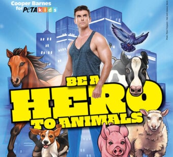 Cooper Barnes PETA Kids Ad "Be a Hero to Animals"