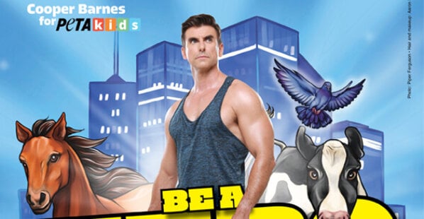 Cooper Barnes PETA Kids Ad "Be a Hero to Animals"