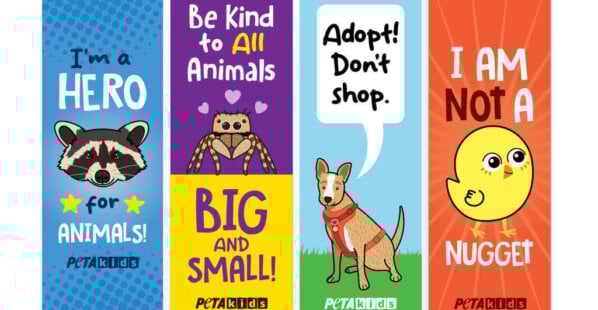 PETA Kids bookmarks