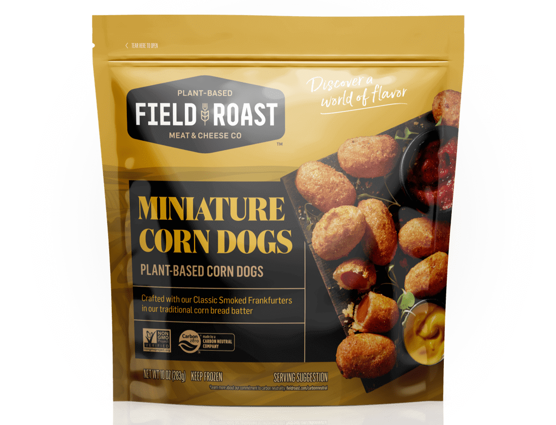 Field Roast Mini Corn Dogs packaging