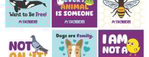 PETA Kids stickers