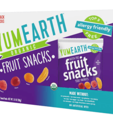 YumEarth fruit snacks packaging
